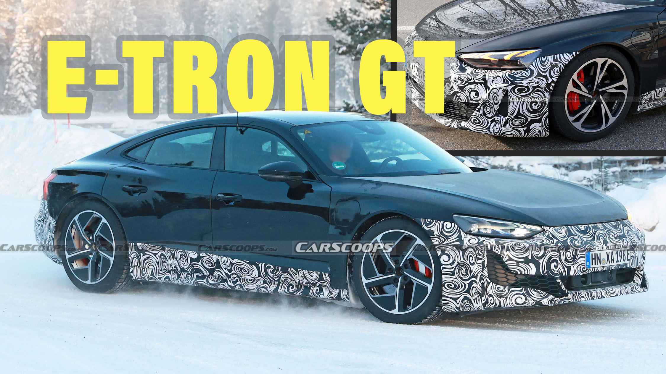 2025 Audi E-Tron GT Facelift Spied In Vanilla And RS Flavors - Vimarsana News