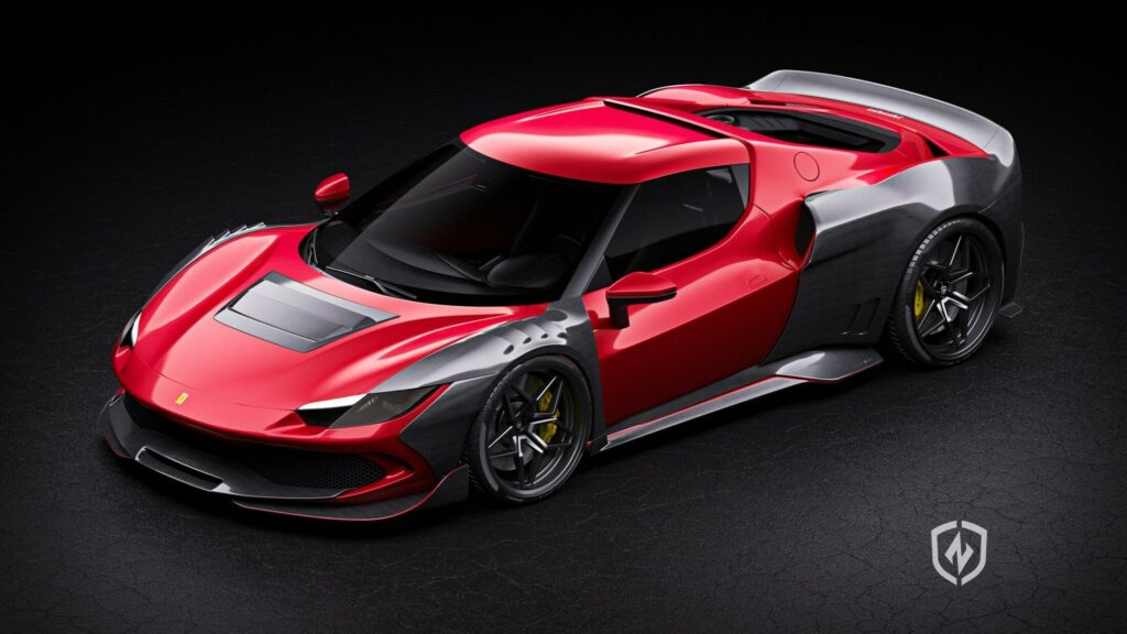  Ferrari 296 Receives A Serious Widebody Treatment By Zacoe