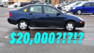 Will Anyone Pay $20,000 For This 2002 Ford Focus Driven Just 117 Miles
