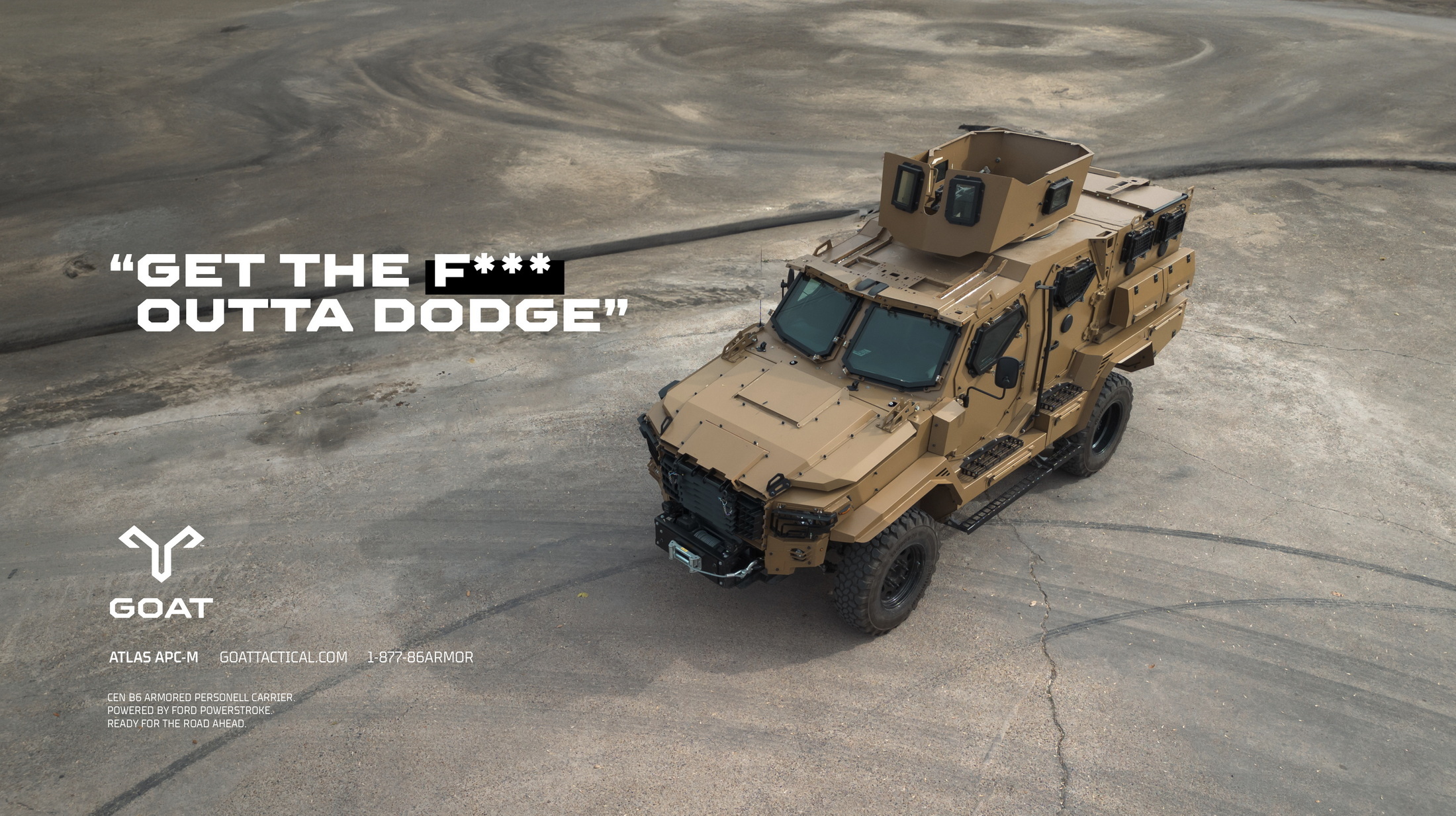 Armored Aq Patrol Truck