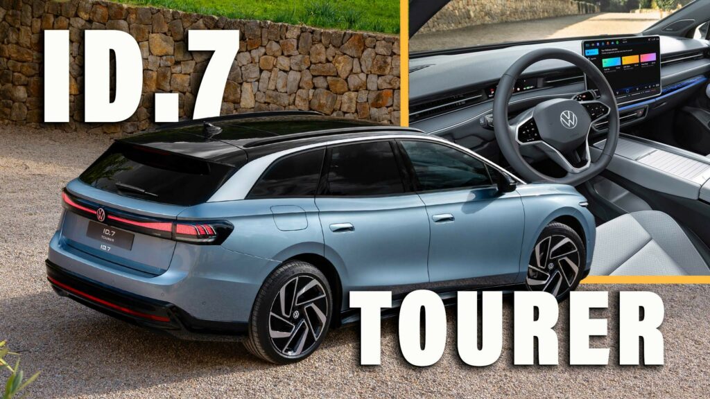  VW ID.7 Tourer Is A Road-Trip-Ready Electric Wagon With A 426-Mile Range