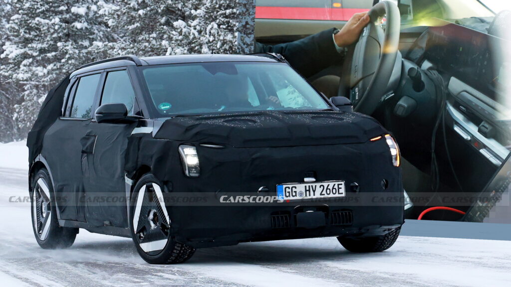  New Kia EV3 SUV Spied With Concept Looks And High-Tech Cabin