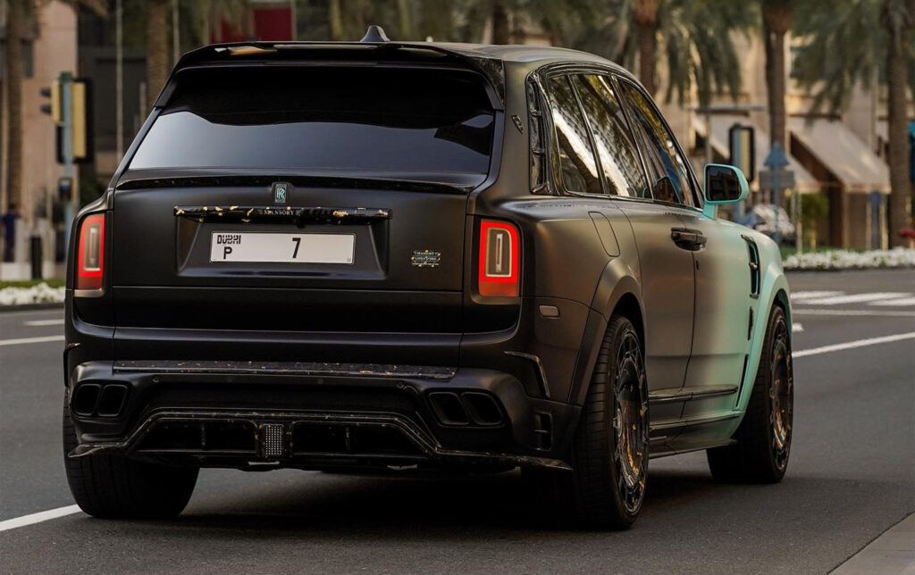  $15 Million Dubai License Plate Sits On A Mansory Rolls-Royce Cullinan