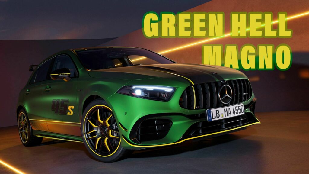  Move Over Kermit, Limited Edition Mercedes-AMG A45 S Goes Full ‘Green Hell’