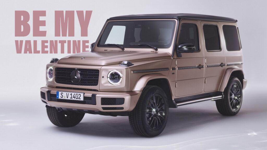  Mercedes Puts A Price On Valentine’s Love With Diamond-Clad G-Class