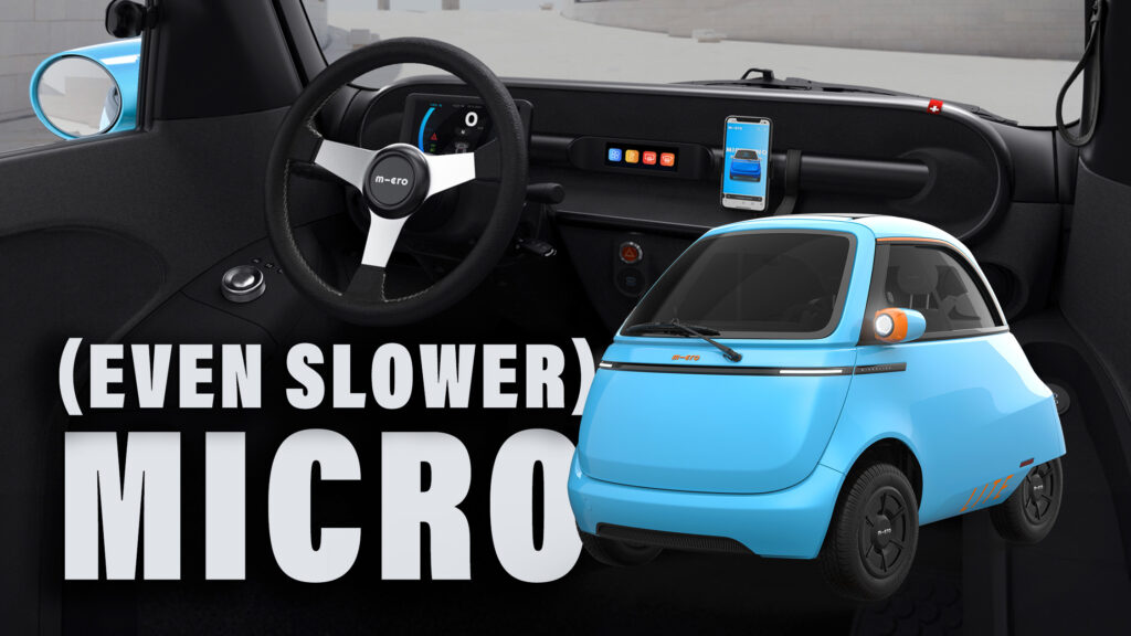  The Microlino Lite Is A 28 MPH EV Bubble For Drivers With No License