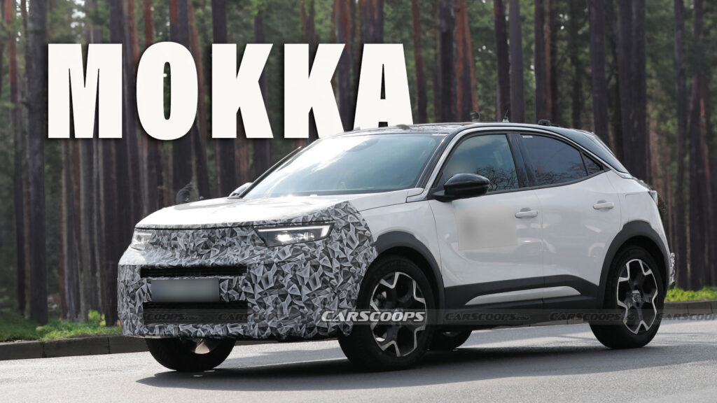  Opel Mokka Spy Shots Show ICE Power Still Has A Role Post-Facelift