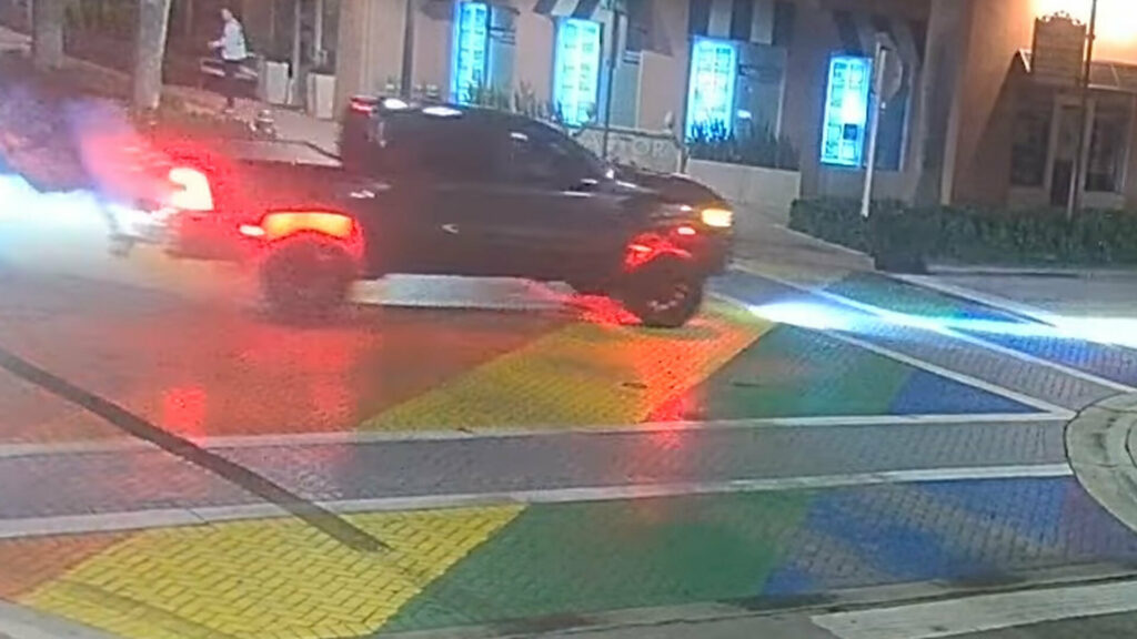  Police Arrest Man For Performing Burnout At Rainbow-Colored Intersection