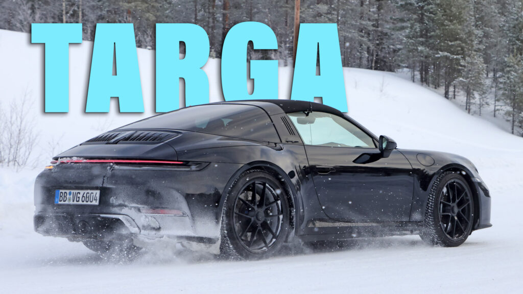  Facelifted Porsche 911 Targa Is Getting Ready For The Big 5-0