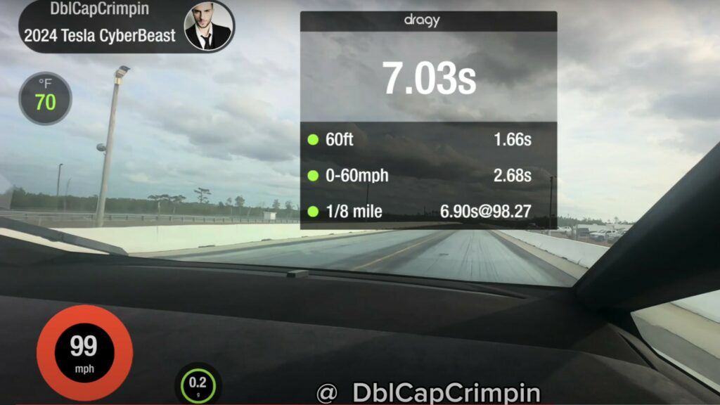  Tesla Cybertruck Hits The Drag Strip And We’re Impressed