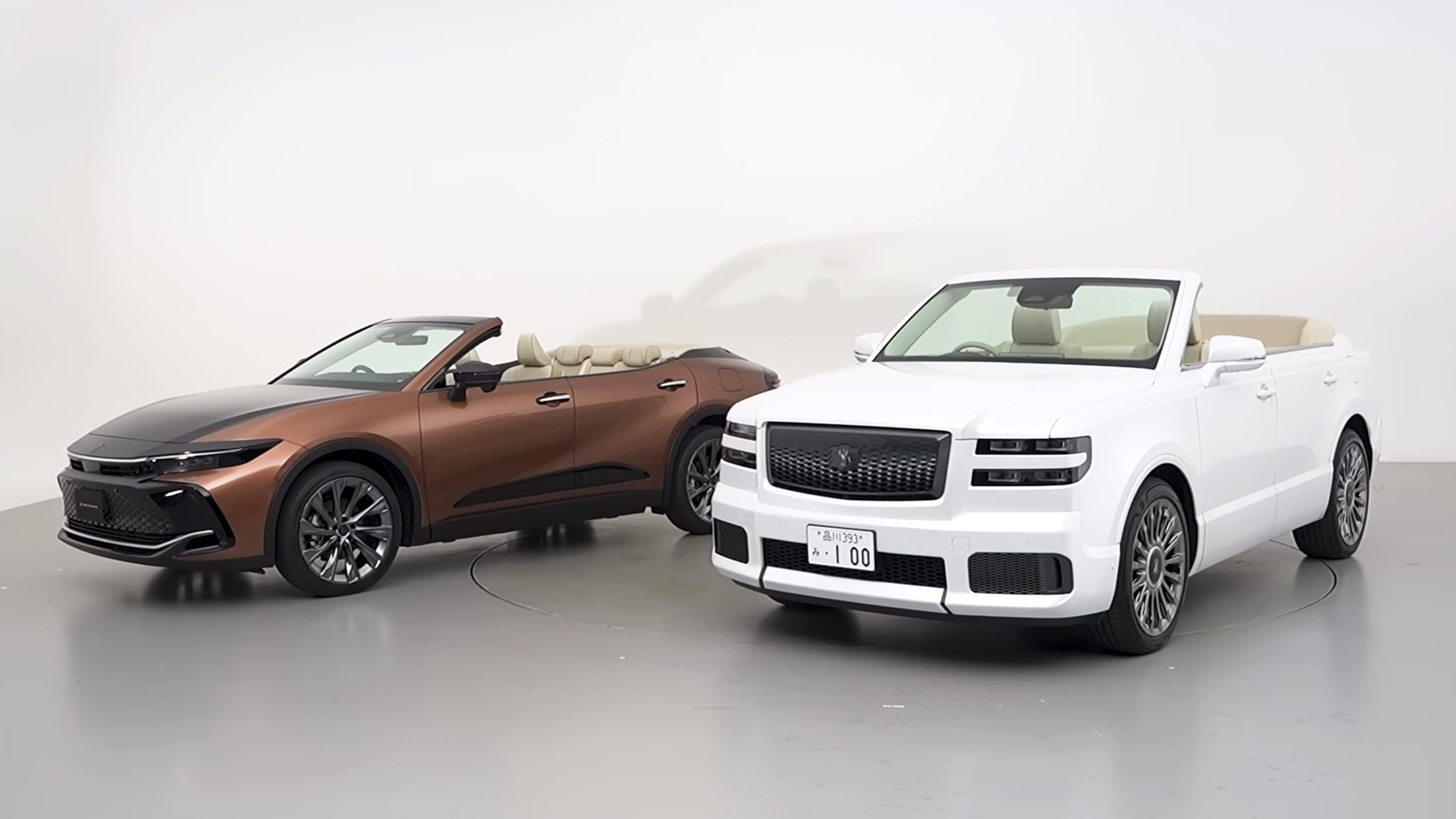 Toyota Debuts Surprise Crown Crossover Four-Door Convertible One-Off ...