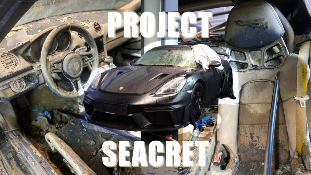  Can This Flooded 471-Mile Porsche Cayman GT4 RS Cheat Death?