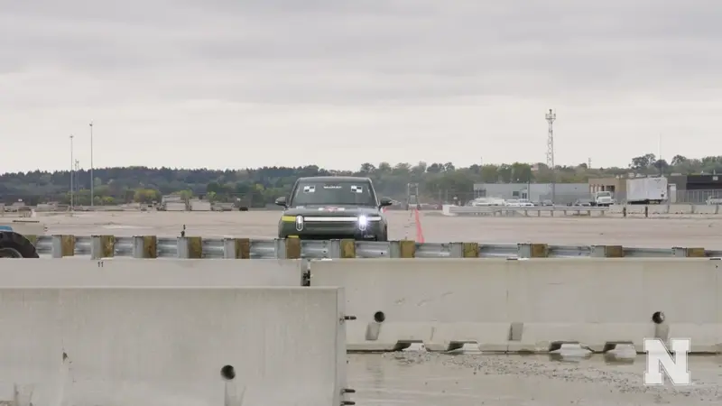  Shocking Test Of 7,000-LB Rivian R1T Destroying Guardrails Has Army Worried