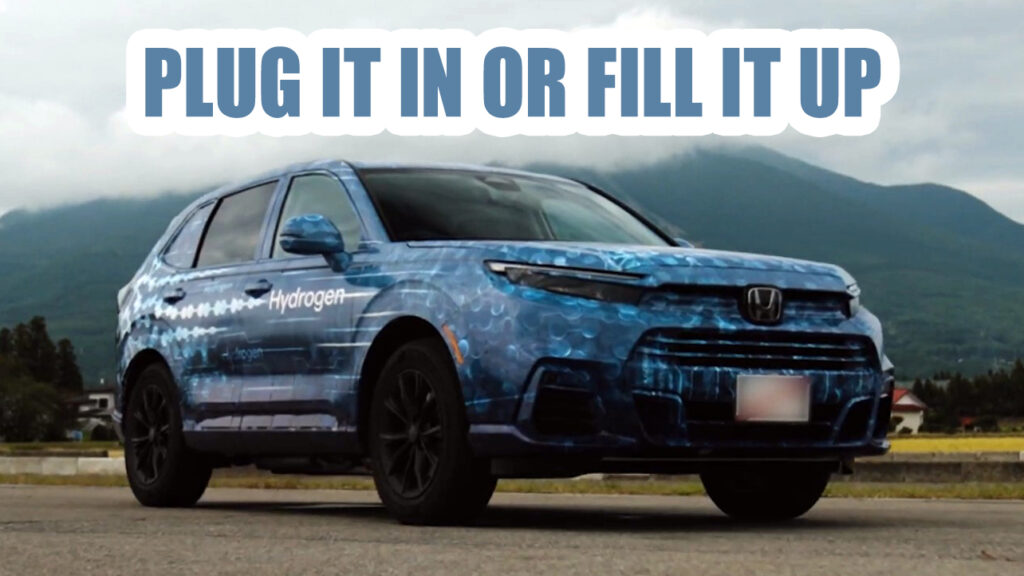  2025 Honda CR-V FCEV Can Run On Hydrogen Or Electricity, Your Choice