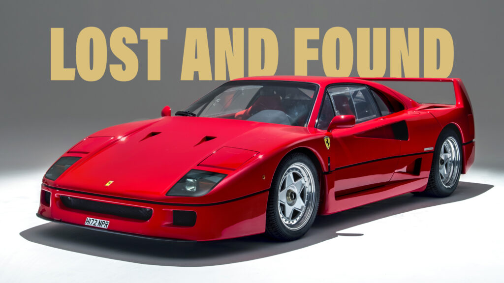  Stolen Ferrari F40 Lost For Over Two Decades, Found And Returned Home