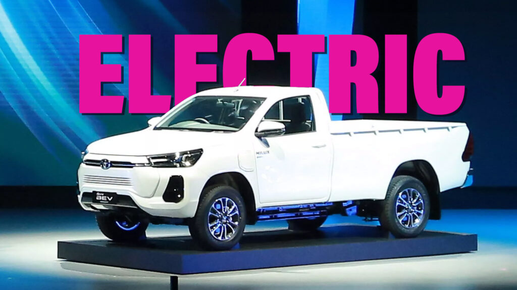  Toyota Confirms Electric Hilux Pickup For 2025