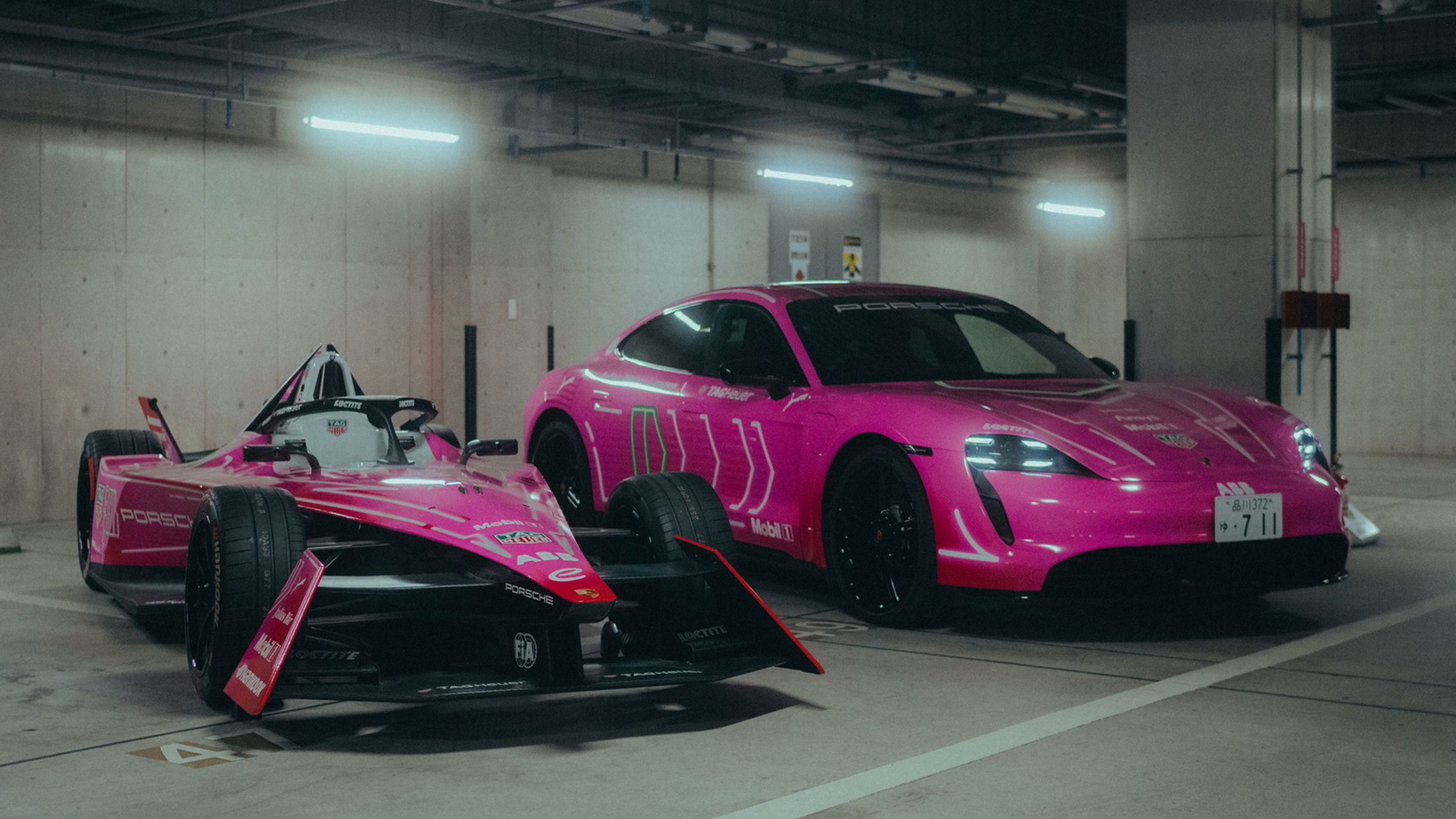 Porsche Celebrates Tokyo E-Prix With Neon Pink 99X Livery, Color