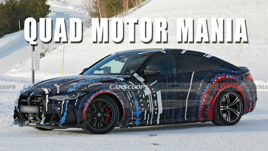 Quad-Motor BMW i4 Spied With A Number Of Updates