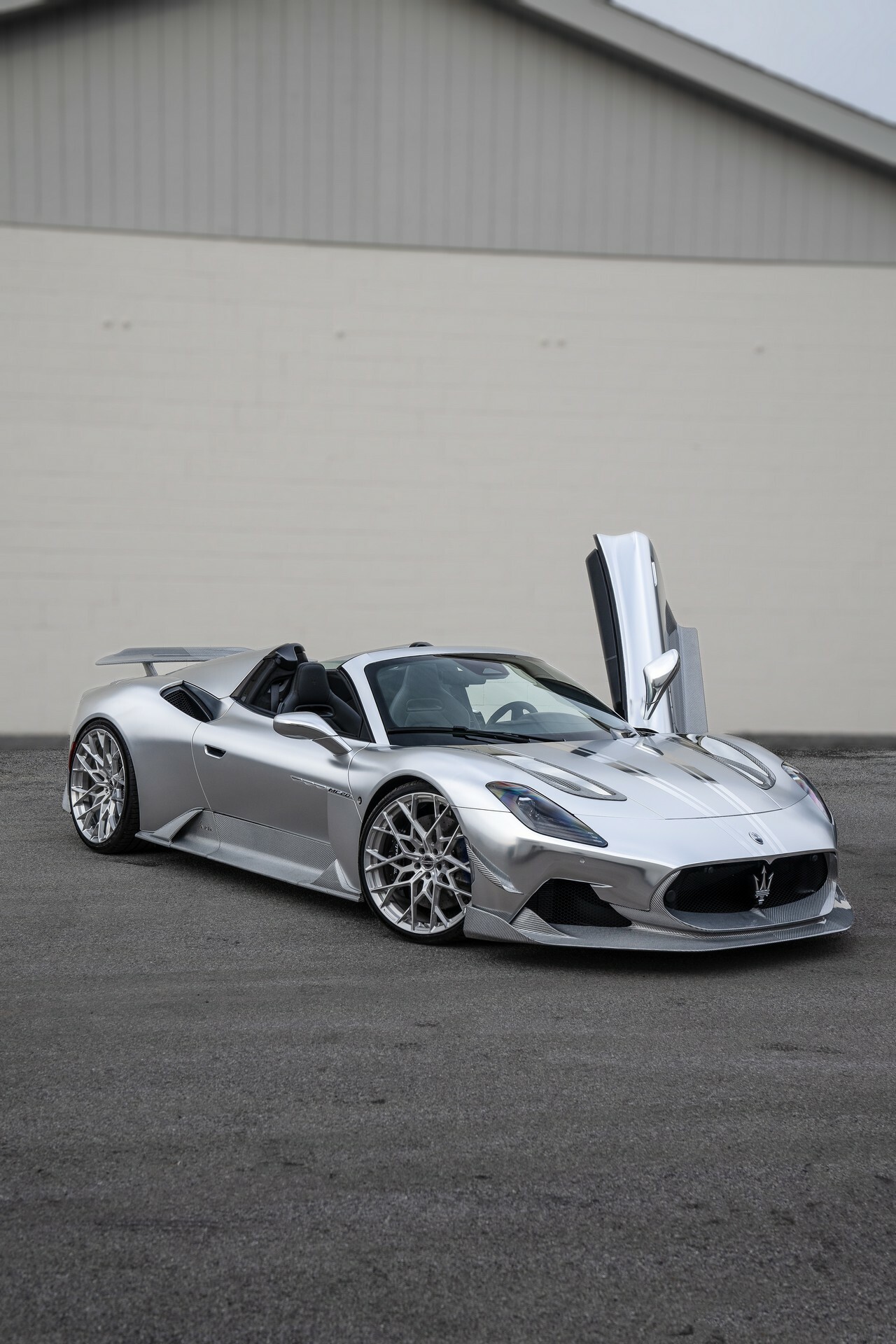 7Design Maserati MC20 Aria Silver Surfer Looks Like It Could End A