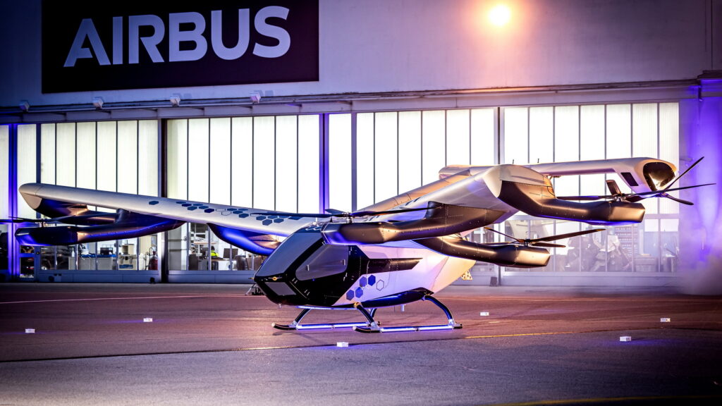  Airbus eVTOL Is A Four-Seater Flying Electric Taxi With A 50 Mile Range