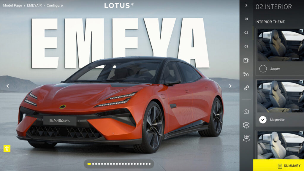  Lotus Emeya Configurator And Prices Go Live, Outmuscles And Undercuts Porsche Taycan Turbo
