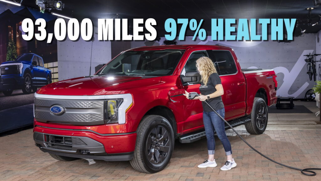  Ford F-150 Lightning Driver Reports 97% Battery Health After 93,000 Miles