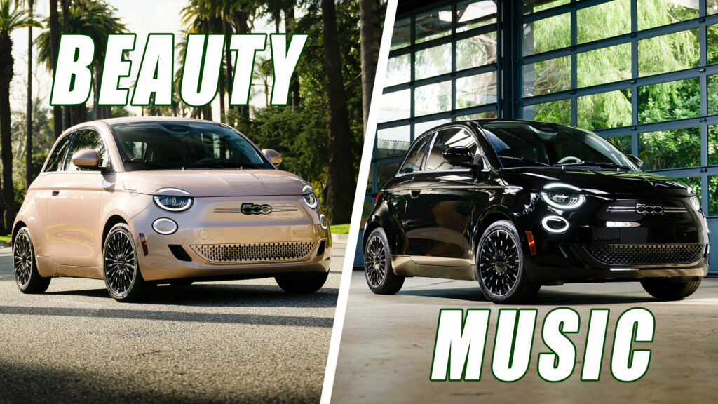  Fiat Drops New 500e Beauty And Music Editions