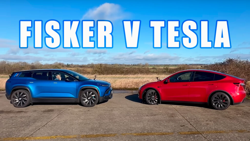  Fisker Ocean Races Tesla Model Y Performance; Can It Get Some (Much Needed) Good Publicity?