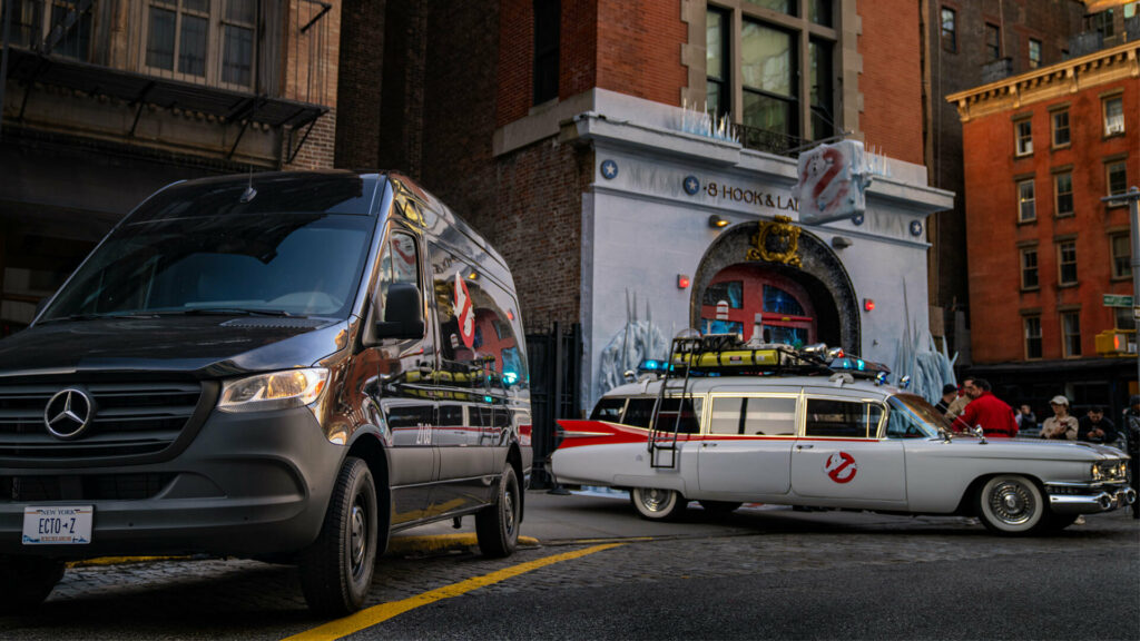  Move Over Ecto-1, Ghostbusters: Frozen Empire To Feature Mercedes Sprinter Ecto-Z