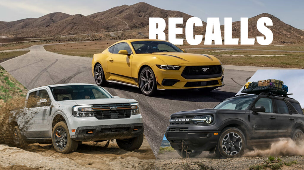  Ford Recalls Mustang For Fuel Line, Bronco Sport, Maverick Over Misbuilt Tires