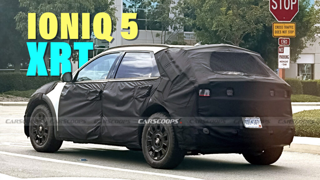  2025 Hyundai Ioniq 5 XRT Caught Embracing Off Road Styling Cues