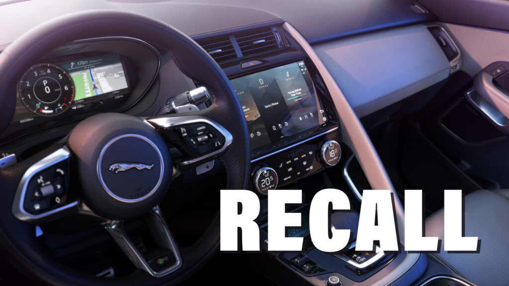 Jaguar E-Pace Recalled For Faulty Brake Pad Wear Sensor Light