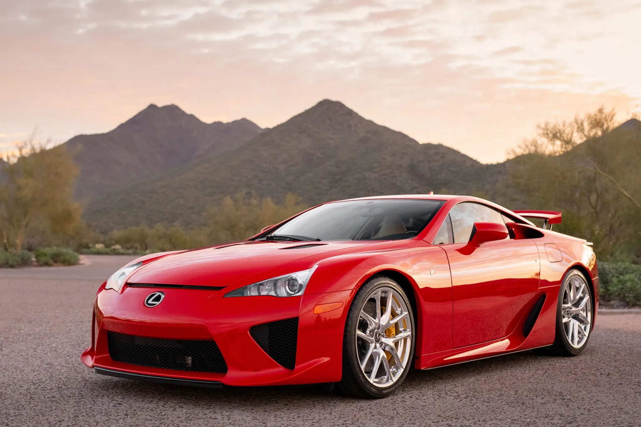 Immaculate 268-Mile Lexus LFA In Absolutely Red Ignites