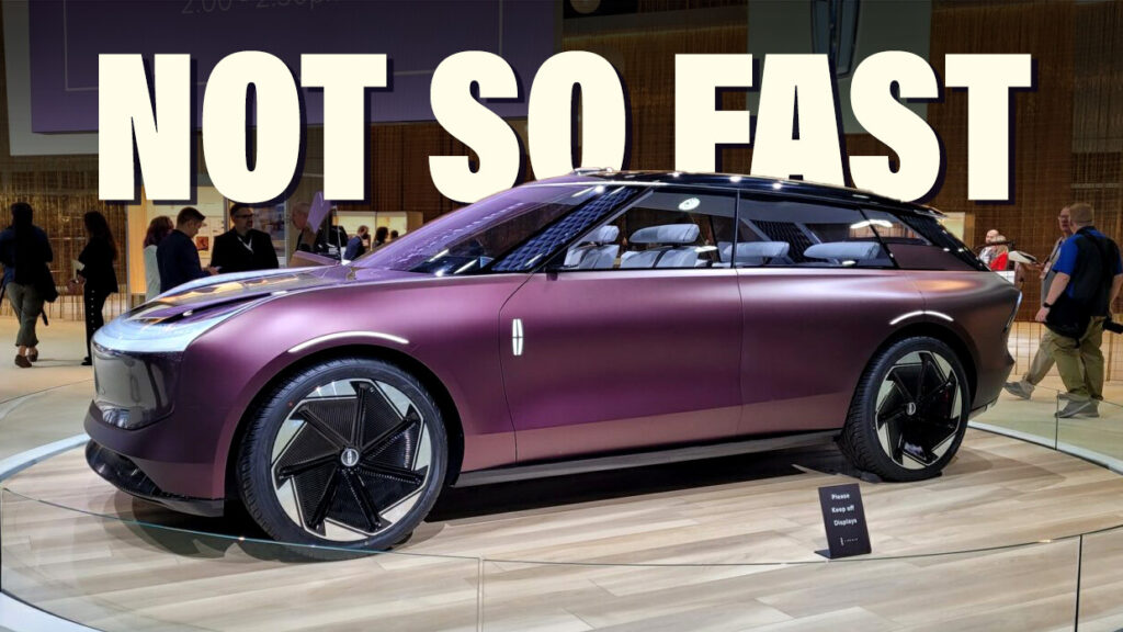  Lincoln Pumps The Brakes On EVs, Focuses On Big Tech Instead