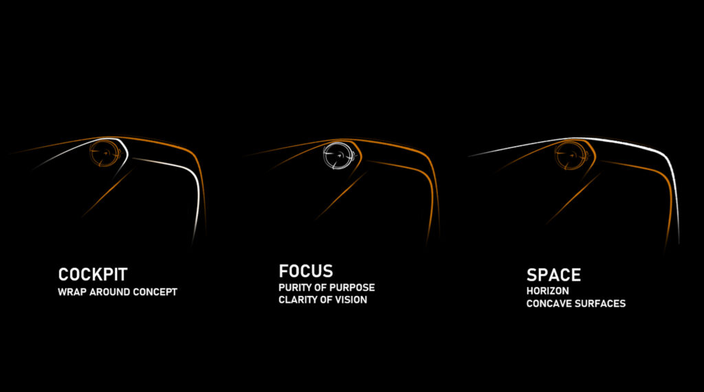 McLaren's adelanta un nuevo lenguaje de diseño y cabinas envolventes