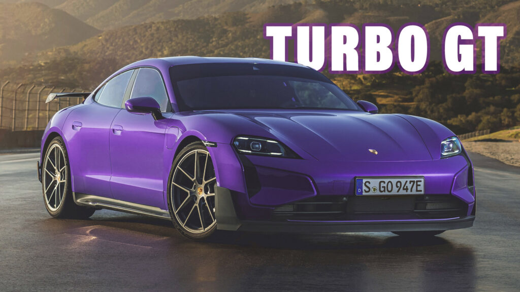  2025 Porsche Taycan Turbo GT Is A Track Monster With Up To 1,092 Hp