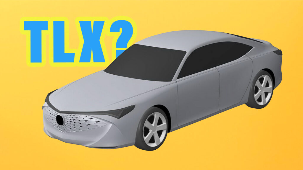  2026 Acura TLX Leaked? Patent Images Suggest Radical Successor