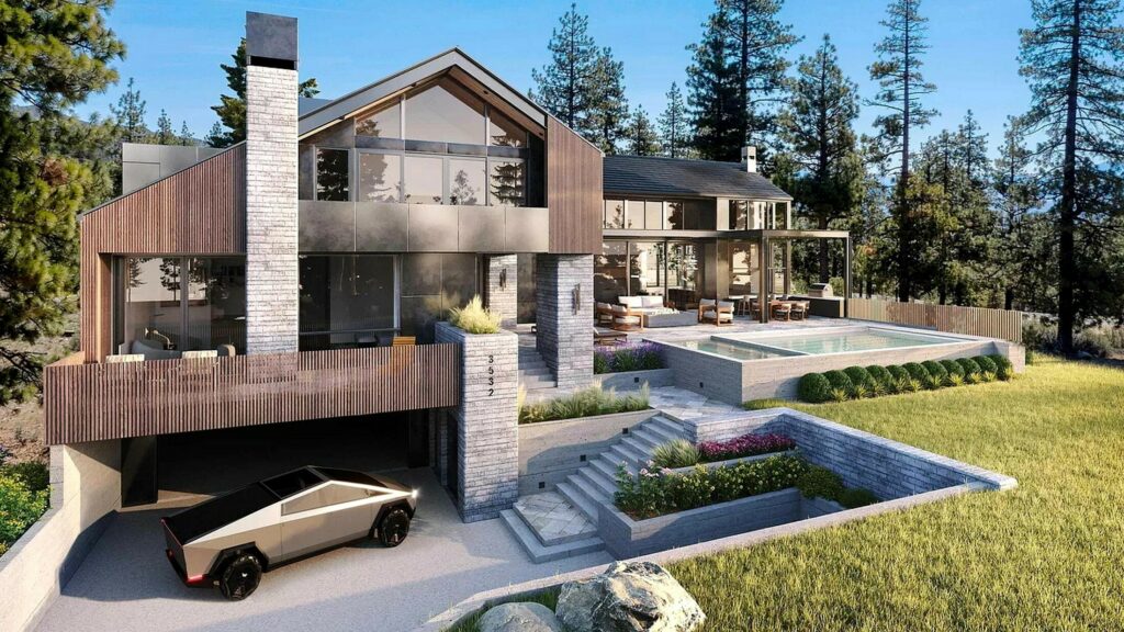  $12.8 Million Tahoe Dream Home Throws In A Free Tesla Cybertruck