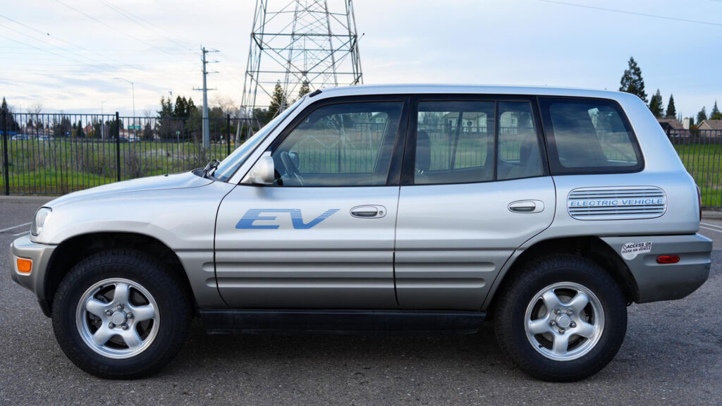  Well Before Tesla’s Time, Toyota Offered An EV RAV4 And This One Just Sold For $5k