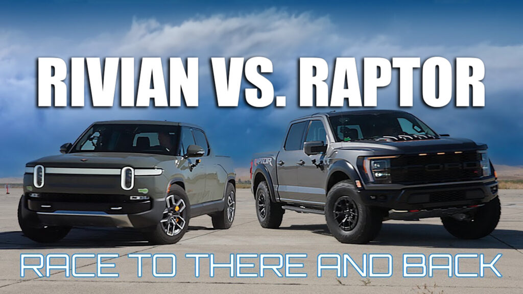  Think Ford’s F-150 Raptor R Is Fast? Well, Pit It Against A Rivian R1T And See What Happens
