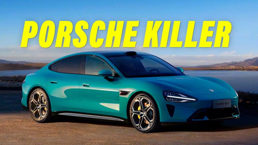  Xiaomi’s SU7 Electric Sedan Will Cost Half As Much As A Porsche Taycan