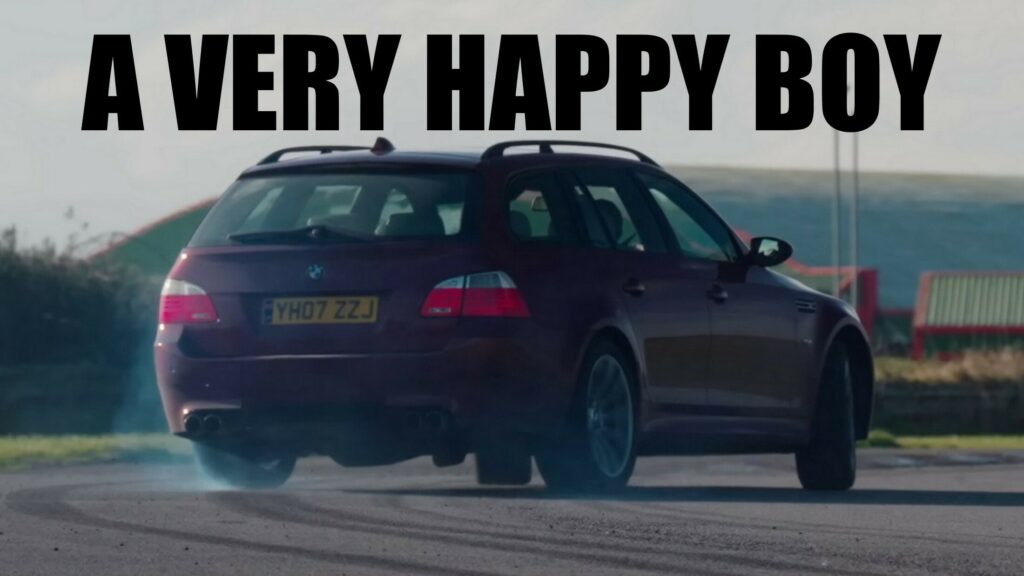  Chris Harris Buzzes With Excitement Behind The Wheel Of His E61 BMW M5 Touring