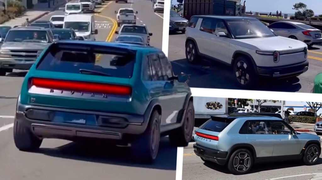 Rivian R3 And R3X Filmed On The Road And They’re Turning Heads