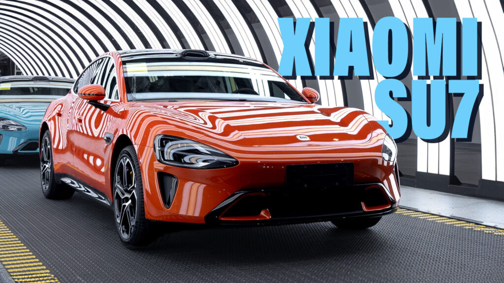  Xiaomi SU7 Starts At $29,900 Undercutting Tesla Model 3 By $4,000