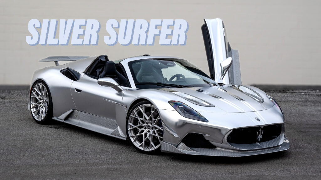  7Design Maserati MC20 Aria Silver Surfer Looks Like It Could End A Franchise