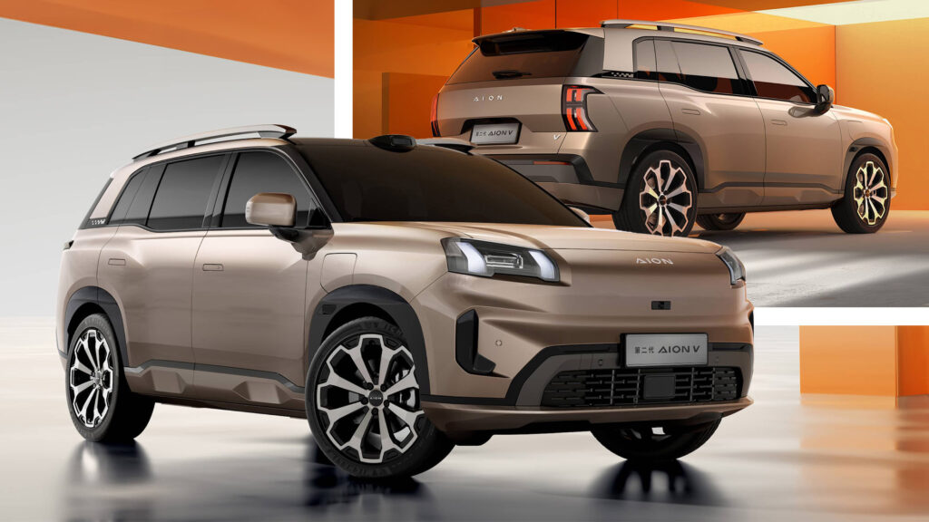  Does The New Aion V Electric SUV Remind You Of A T-Rex? GAC Thinks So