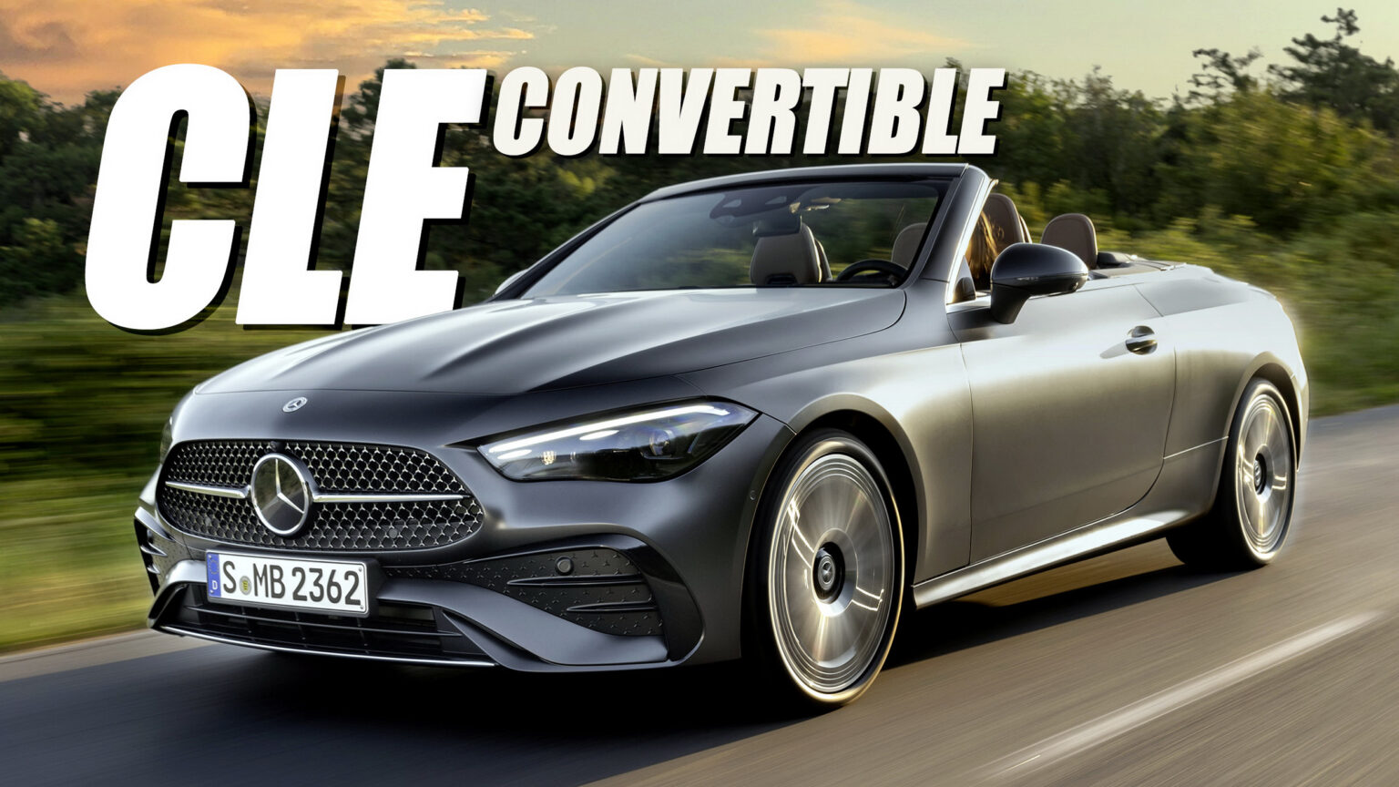 Sun’s Out, Top’s Down: New Mercedes CLE Cabriolet Priced From $64,350 ...