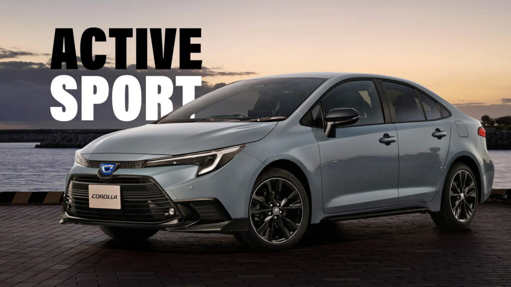  Toyota Corolla Active Sport Debuts In Japan With Aggressive Looks And Chassis Tweaks
