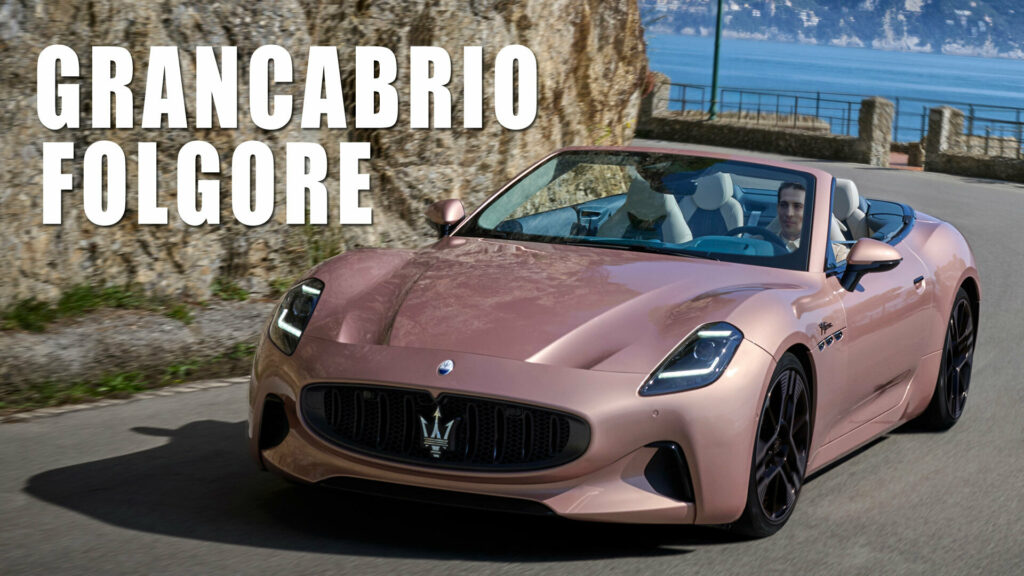  2025 Maserati GranCabrio Folgore Debuts As Sexy, Electric Drop Top