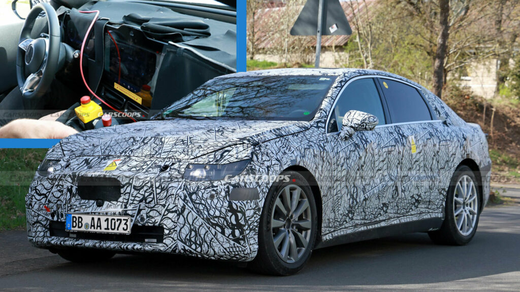  Mercedes C-Class EV Is Shaping Up To Be Part EQS And Part Model 3